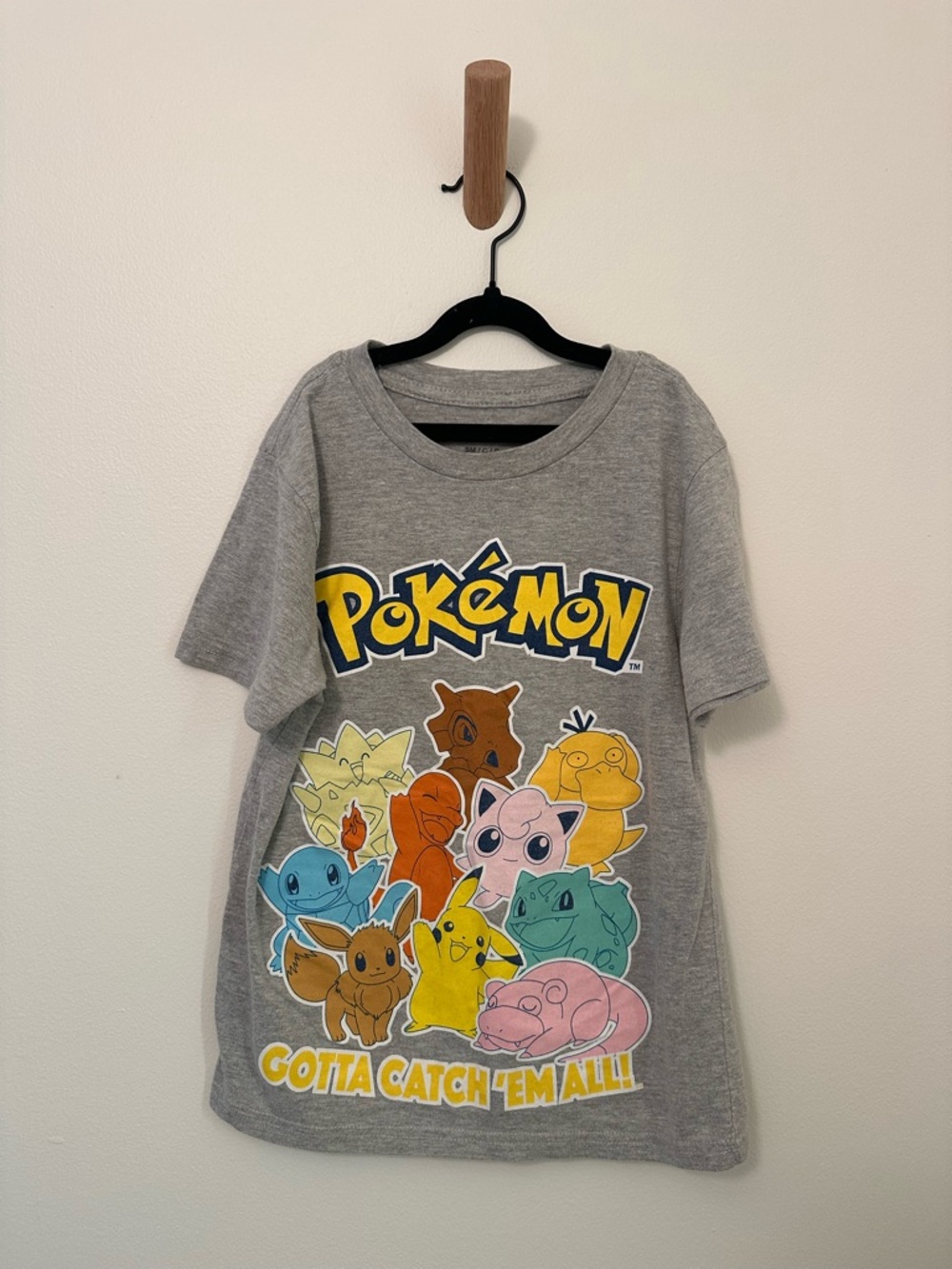 Retro Pokemon Gray T Shirt